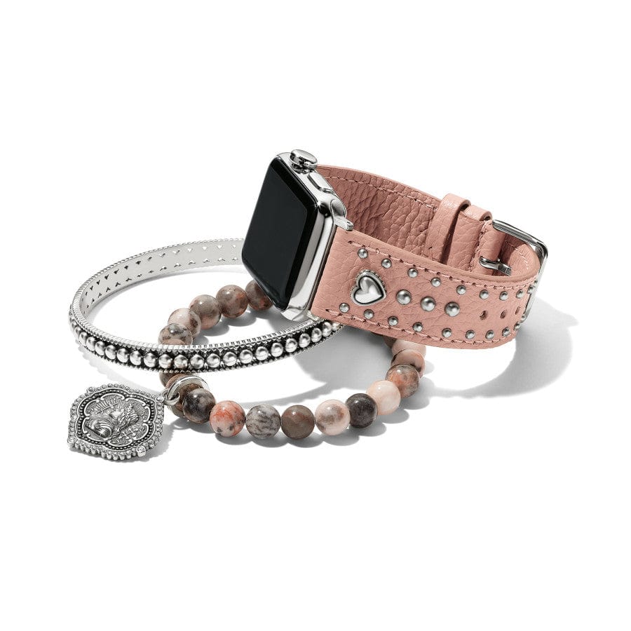 PRETTY TOUGH HEART APPLE WATCH BAND - PINK SAND