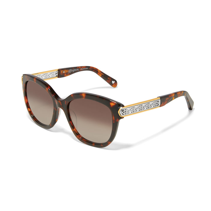 INTRIGUE TORTOISE SUNGLASSES - AMBER