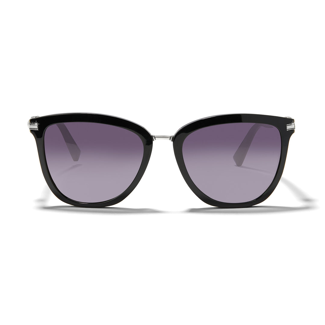 PRETTY TOUGH TWO TONE HEART SUNGLASSES - BLACK