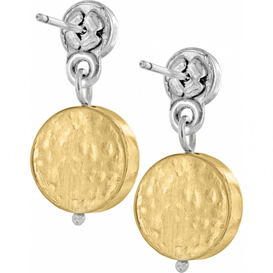 MEDITERRANEAN POST SHORT EARRINGS - SILVER/GOLD