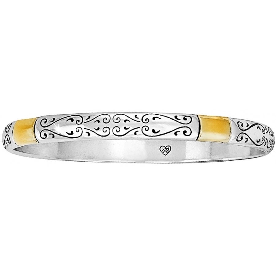 SIL GLD VENEZIA BANGLE - SILVER-GOLD