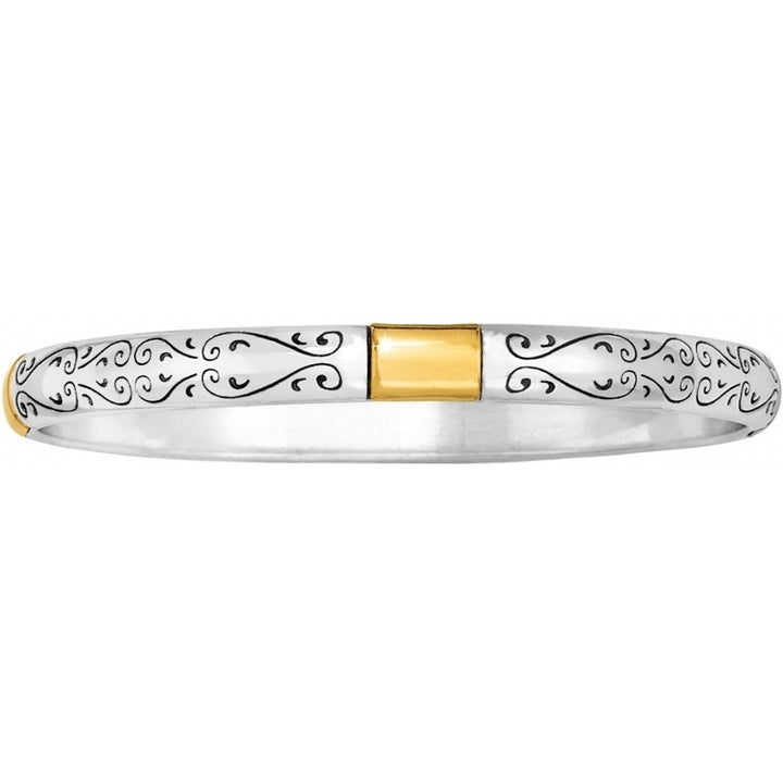 SIL GLD VENEZIA BANGLE - SILVER-GOLD