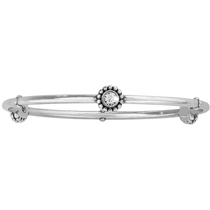 TWINKLE ROUND BANGLE- SILVER