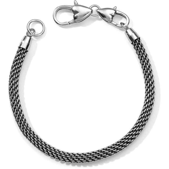 SIL BEVERLY GLAM BRACELET 8 3/4  - SILVER