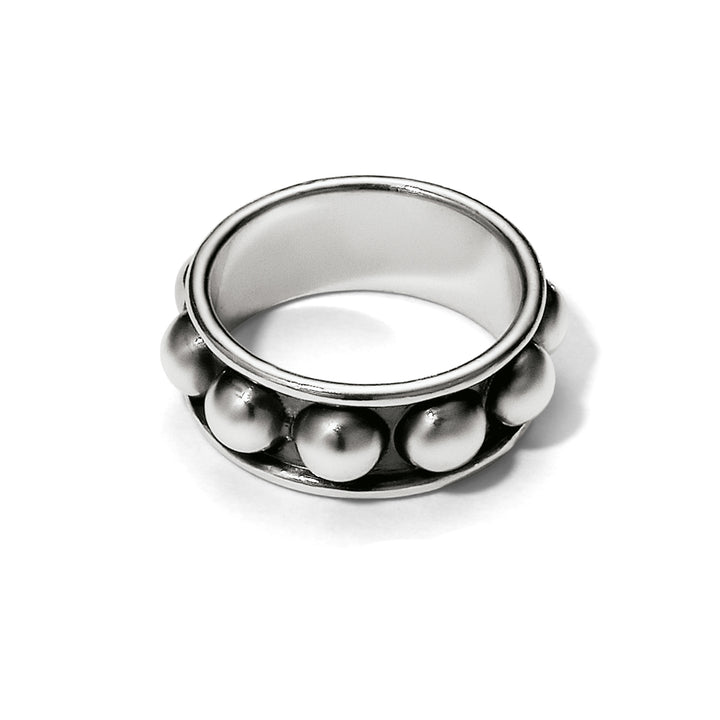 PRETTY TOUGH STUD RING - SILVER - 9