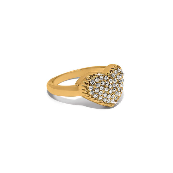 Illumina Celeste Heart Ring - Gold - Size 9