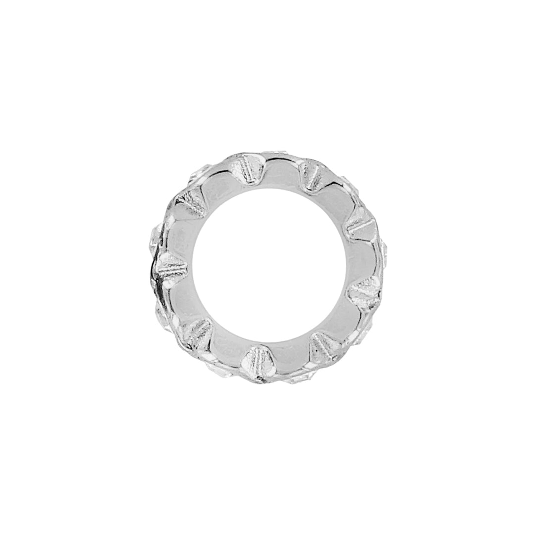 SIL STN INFINITY SPACER - SILVER