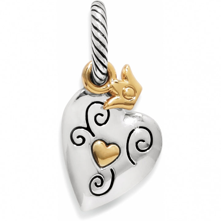 SIL GP CARRY YOU CHARM - SILVER-GOLD