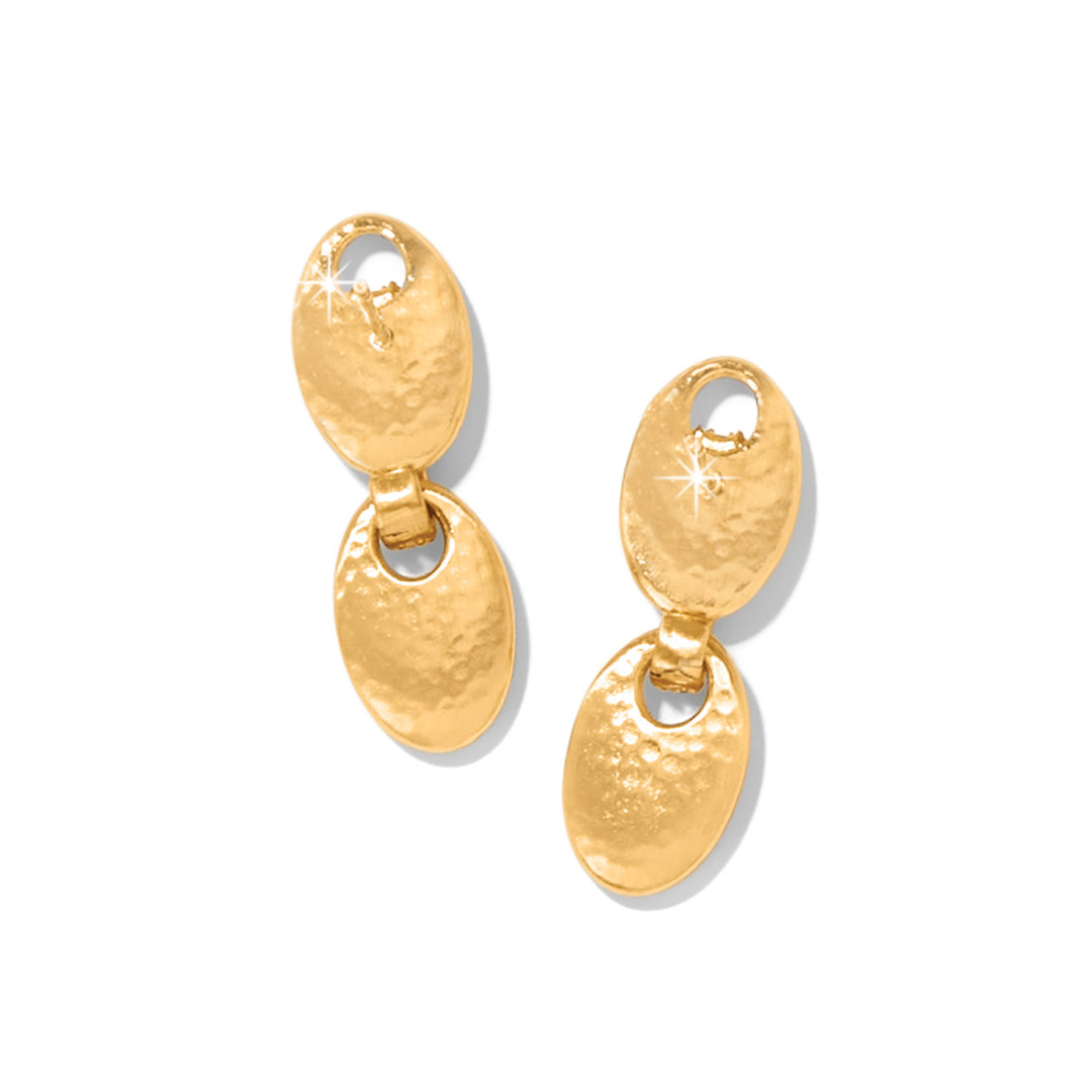 MERIDIAN ORBIT POST DROP EARRINGS - GOLD