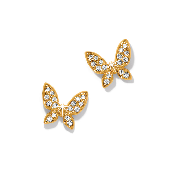 ENCHANTING BUTTERFLY POST EARRINGS - GOLD