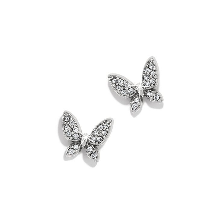 ENCHANTING BUTTERFLY POST EARRINGS - SILVER