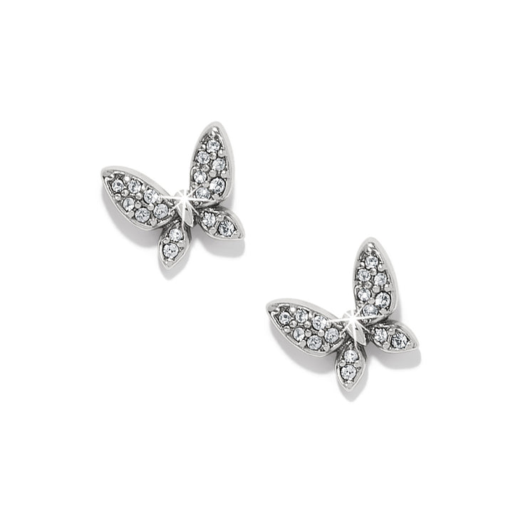 ENCHANTING BUTTERFLY POST EARRINGS - SILVER