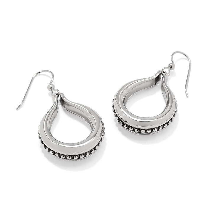 PRETTY TOUGH ARCH FRENCH WIRE EARRINGS - SILVER