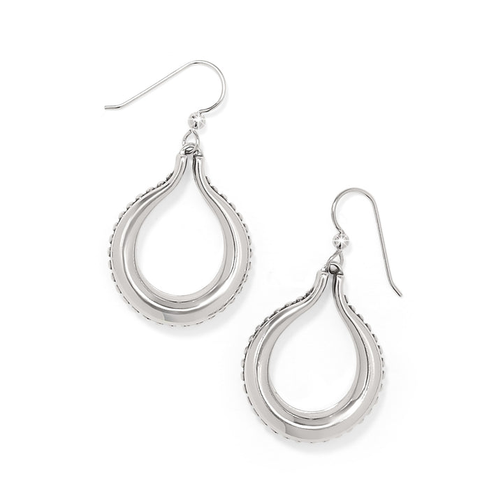 PRETTY TOUGH ARCH FRENCH WIRE EARRINGS - SILVER