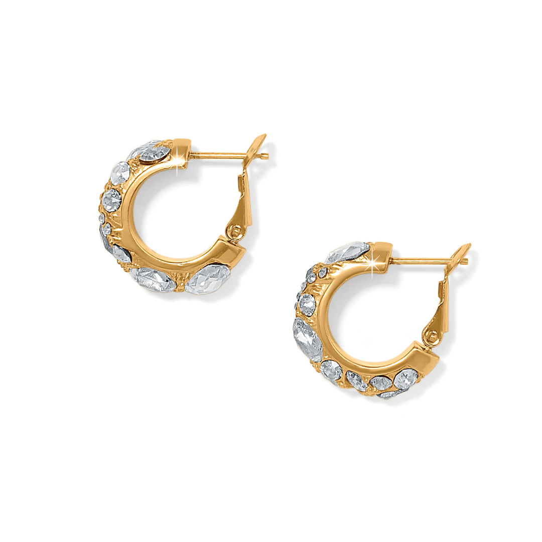 TRUST YOUR JOURNEY HOOP EARRINGS - GOLD