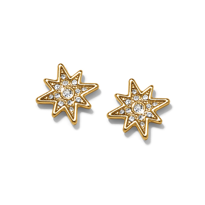 ENCHANTING STAR POST EARRINGS - GOLD