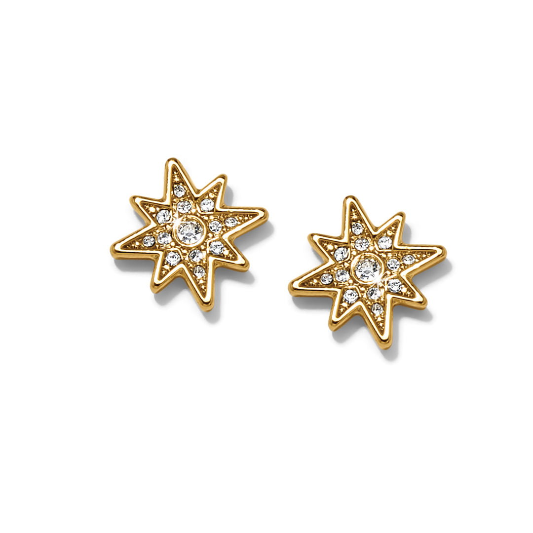 ENCHANTING STAR POST EARRINGS - GOLD