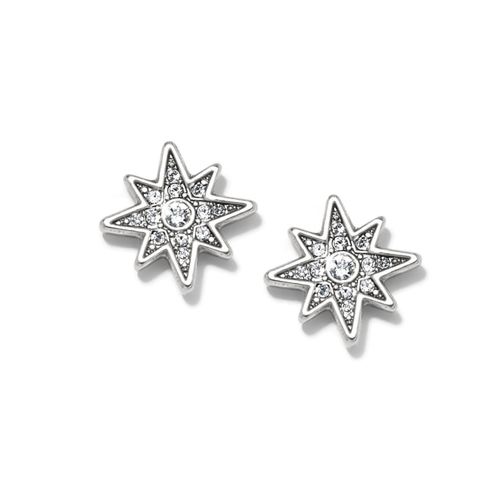 ENCHANTING STAR POST EARRINGS - SILVER