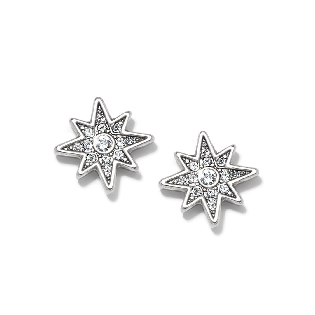 ENCHANTING STAR POST EARRINGS - SILVER