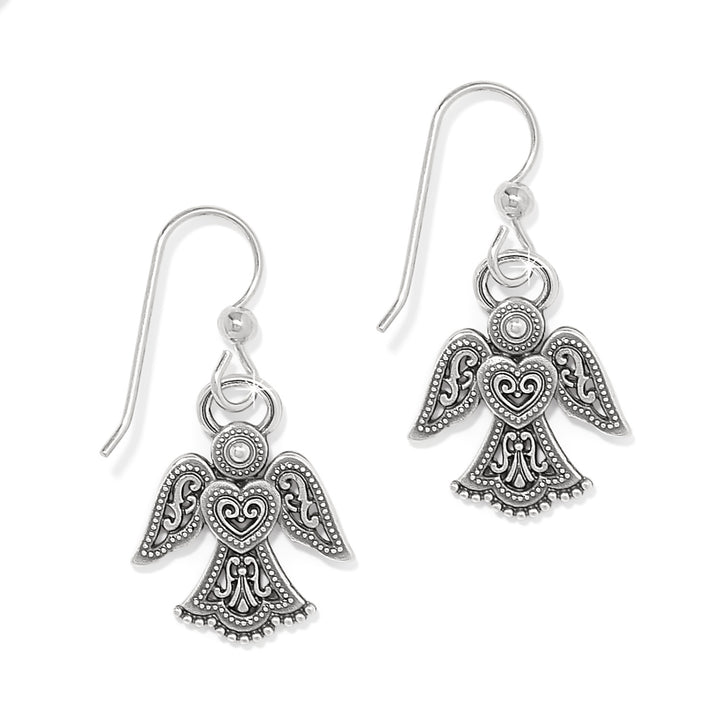 LOVING ANGEL FRENCH WIRE EARRINGS - SILVER-GOLD