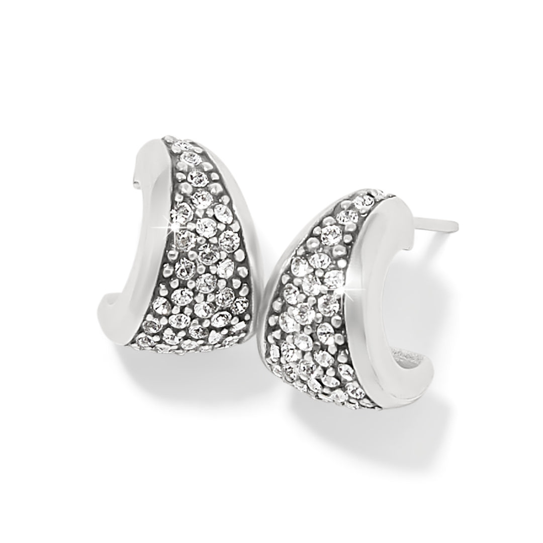 Meridian Small Hoop Earrings - Silver