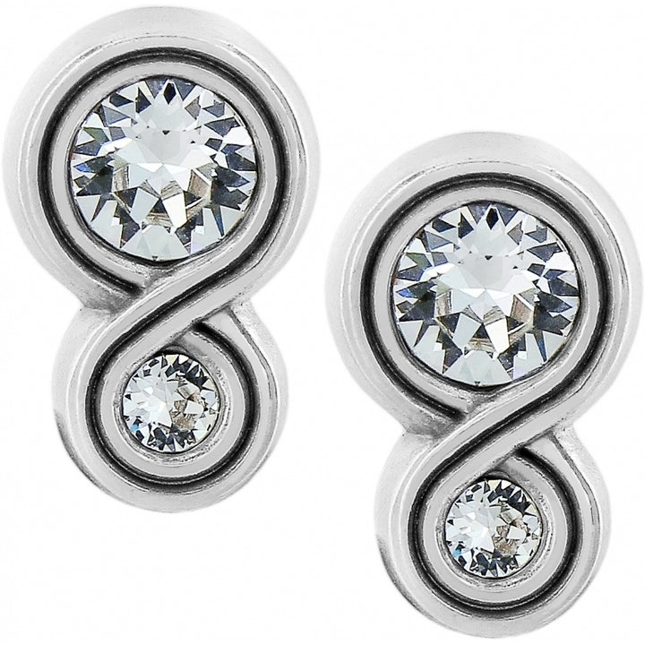 INFINITY SPARKLE POST EARRINGS