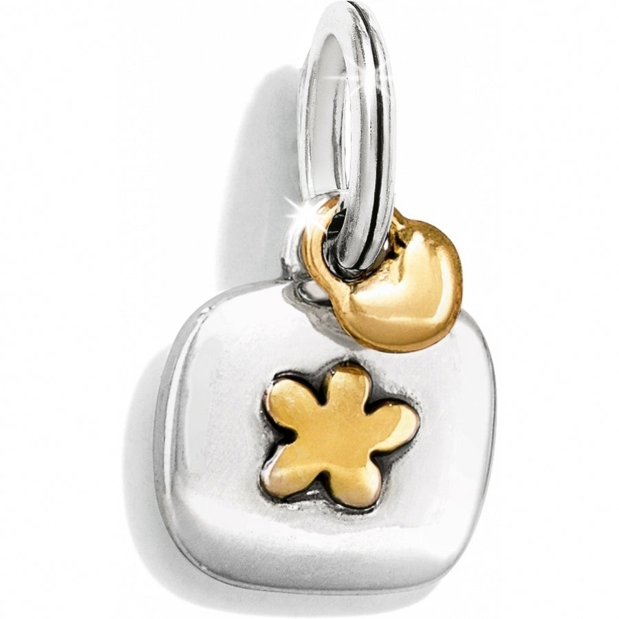 SISTER SISTER CHARM - SILVER-GOLD