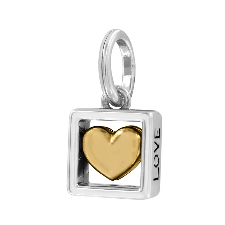 LOVE ALWAYS CHARM - SILVER-GOLD