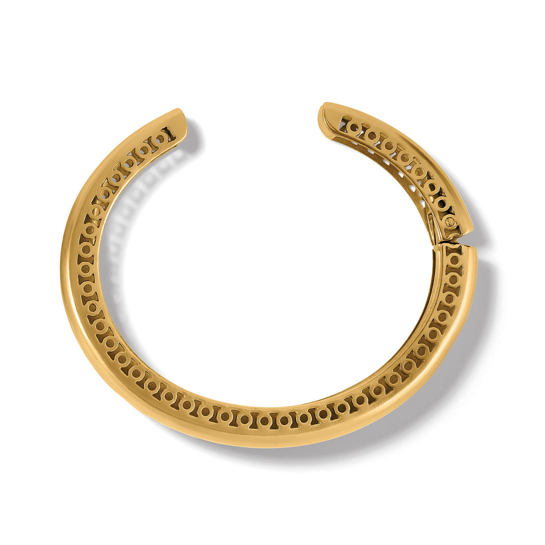 INNER CIRCLE DOUBLE HINGED BANGLE - GOLD