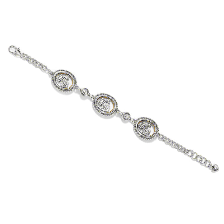 HALO GLEAM BRACELET - SILVER/GOLD -MULTI