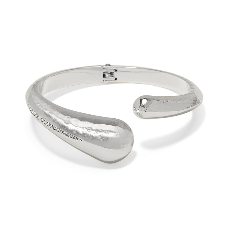 NILE OPEN HINGE BANGLE - SILVER