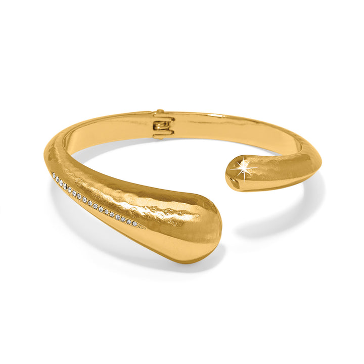 NILE OPEN HINGE BANGLE - GOLD