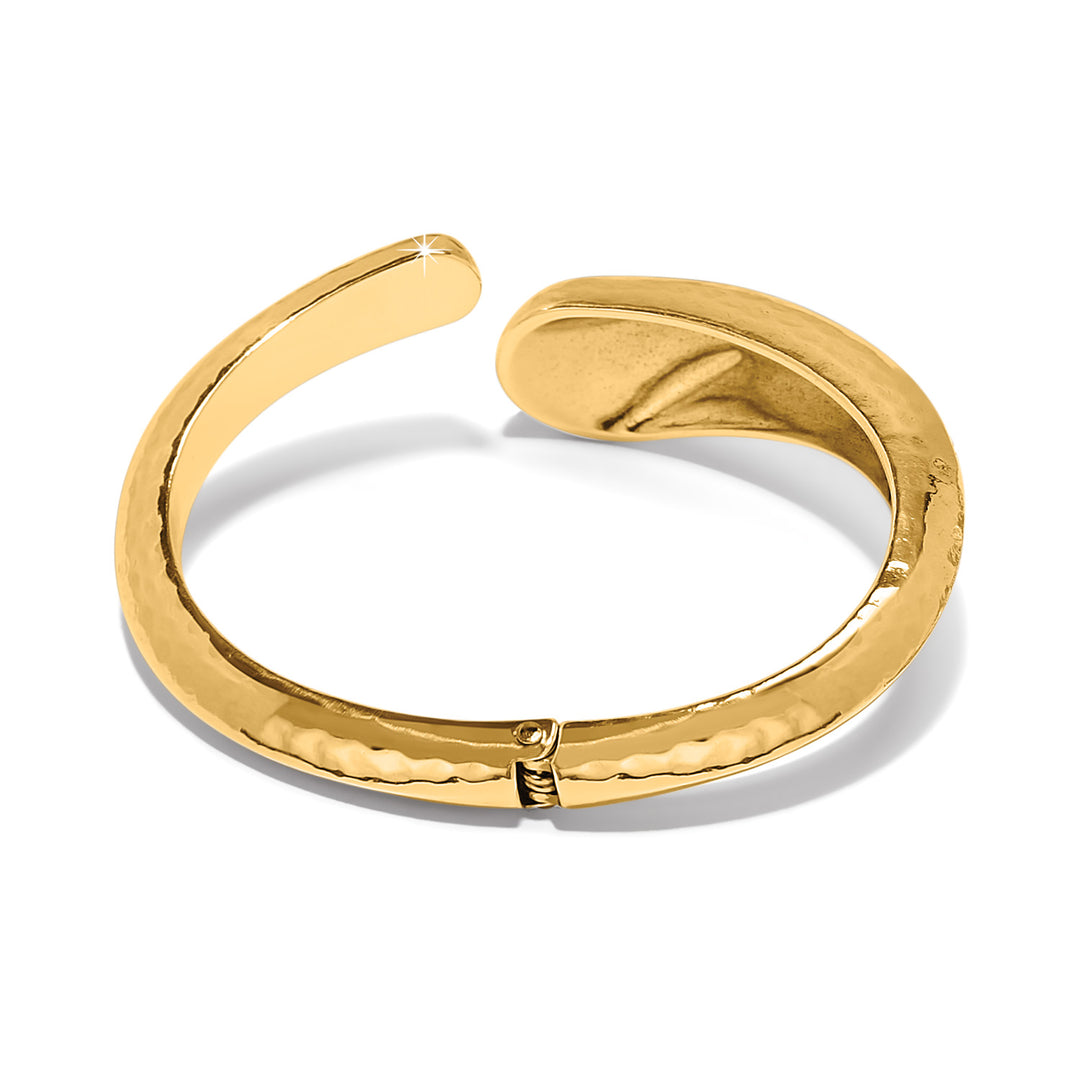 NILE OPEN HINGE BANGLE - GOLD