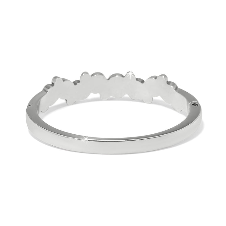 CONSTELLA HINGED BANGLE - SILVER-BLUES