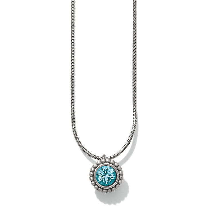 Twinkle Necklace - Blue Zircon