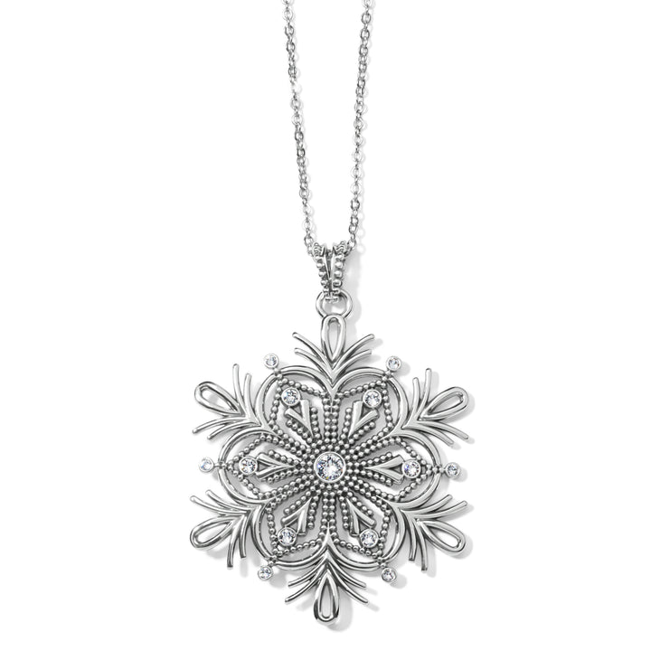 WINTER BLISS SNOWFLAKE CONVERTIBLE NECKLACE - SILVER