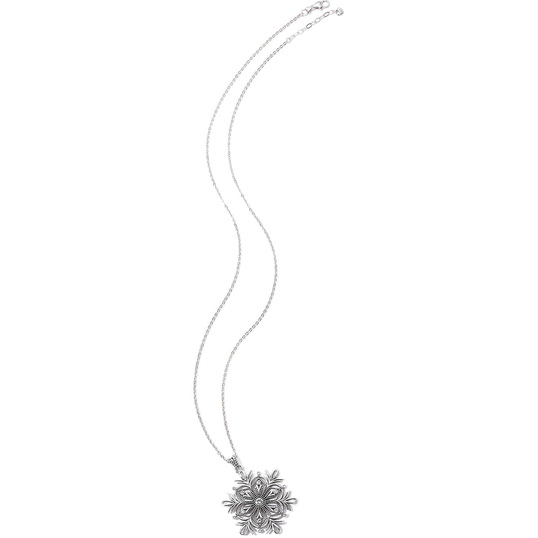 WINTER BLISS SNOWFLAKE CONVERTIBLE NECKLACE - SILVER