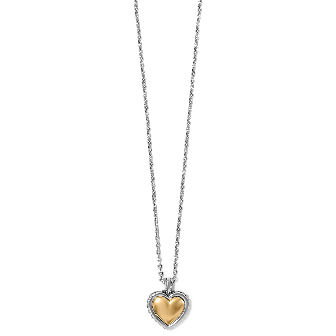 PRETTY TOUGH BOLD HEART PETITE NECKLACE