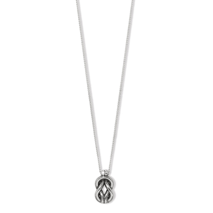 INTERLOK HARMONY TWO TONE PETITE NECKLACE - SILVER-GOLD