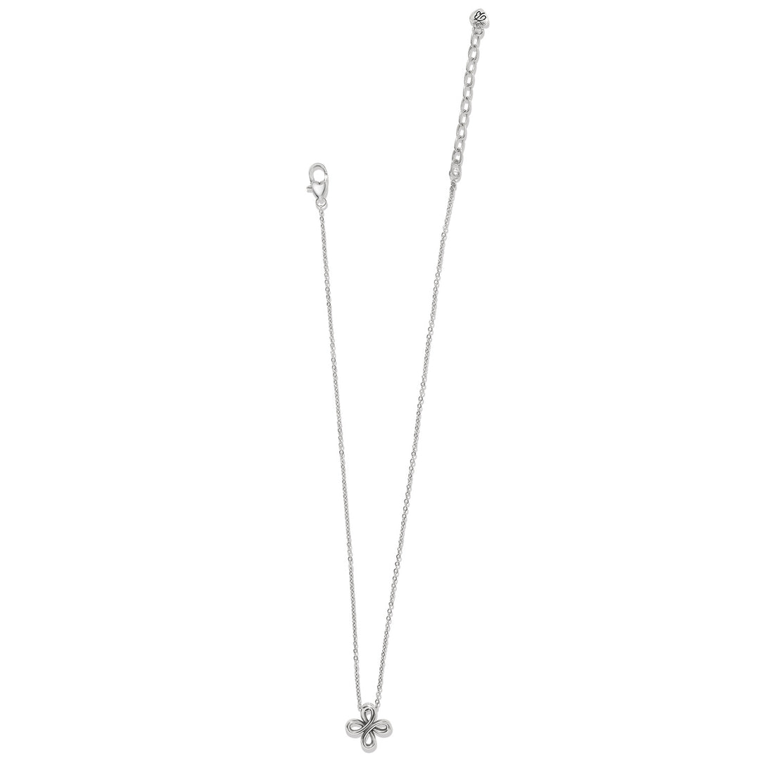 INTERLOK CURVE NECKLACE - SILVER