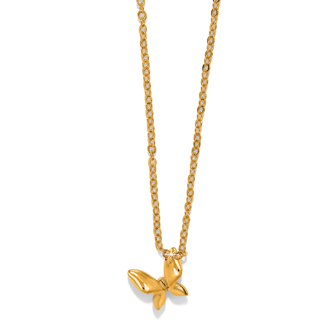 ENCHANTING BUTTERFLY NECKLACE - GOLD