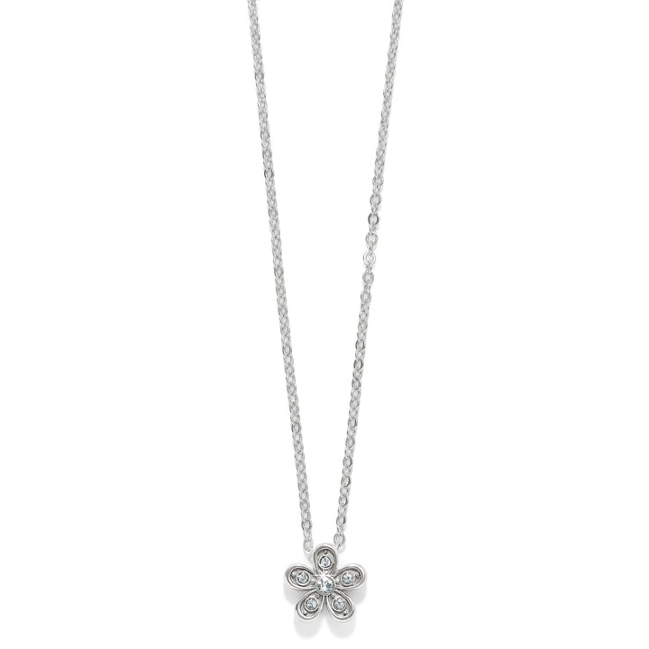 ENCHANTING FLOWER NECKLACE - SILVER