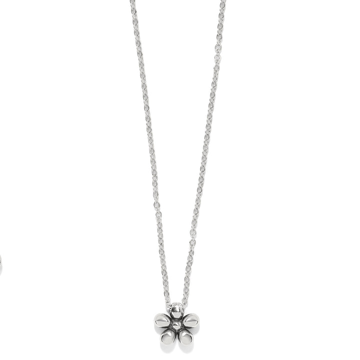 ENCHANTING FLOWER NECKLACE - SILVER