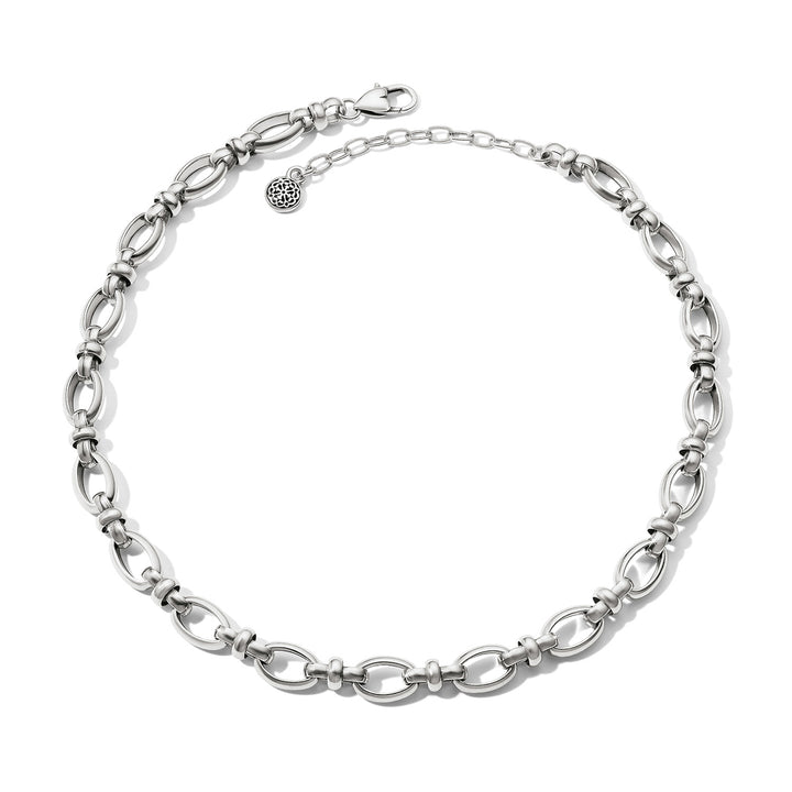 FERRARA SIENA CHAIN NECKLACE - SILVER