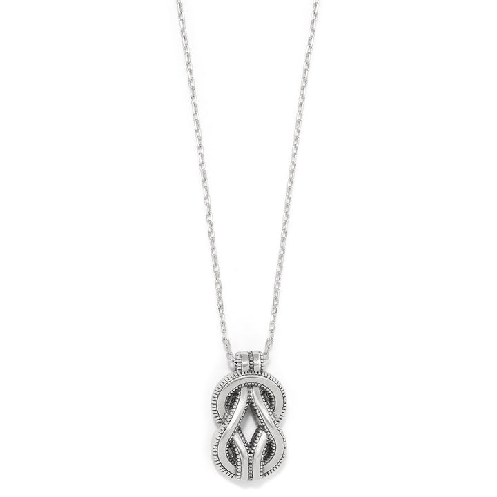 INTERLOK HARMONY BLACK NECKLACE - SILVER-BLACK