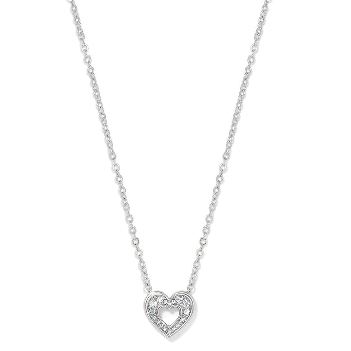 ENCHANTING HEART NECKLACE - SILVER