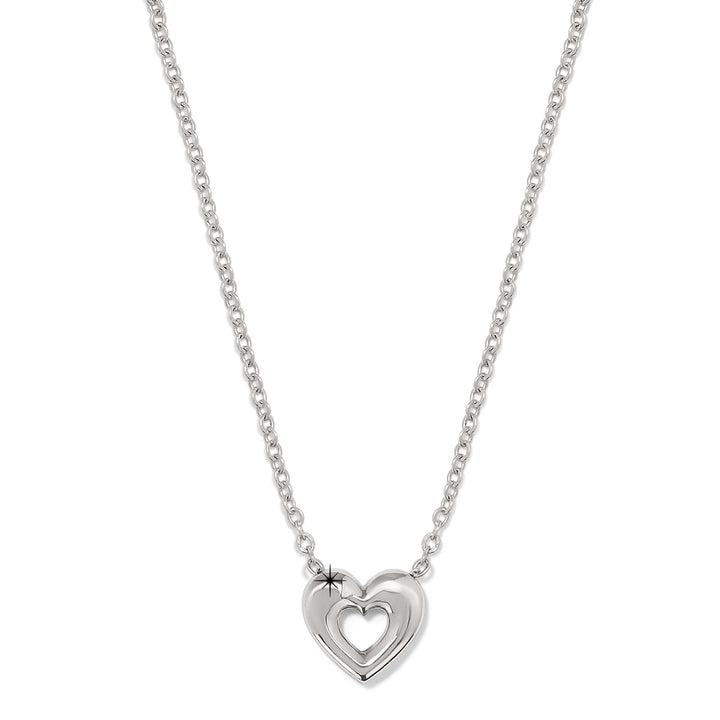 ENCHANTING HEART NECKLACE - SILVER