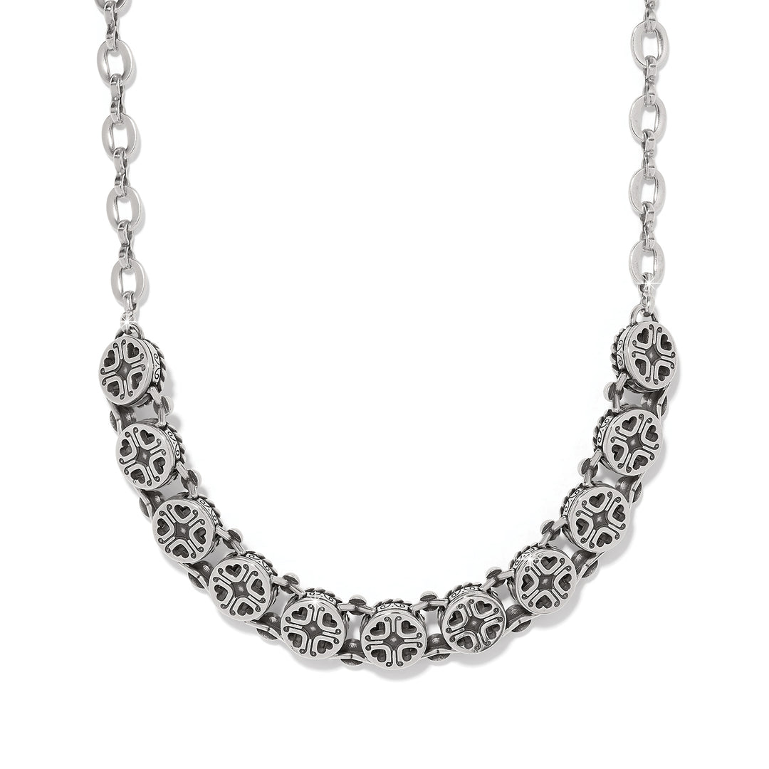 SEA GEM COLLAR NECKLACE - SILVER