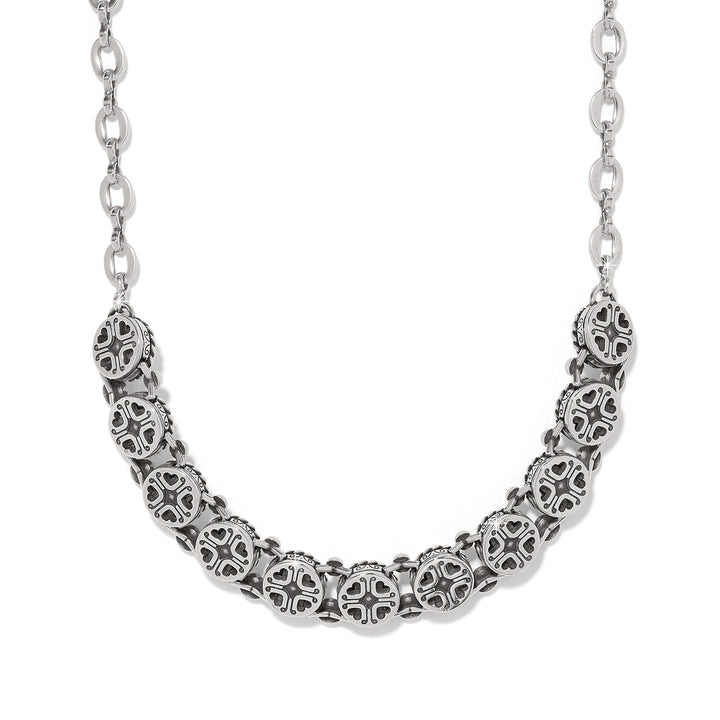SEA GEM COLLAR NECKLACE - SILVER