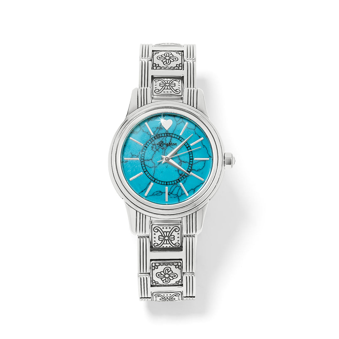 SANTA FE WATCH - SILVER-TURQUOISE